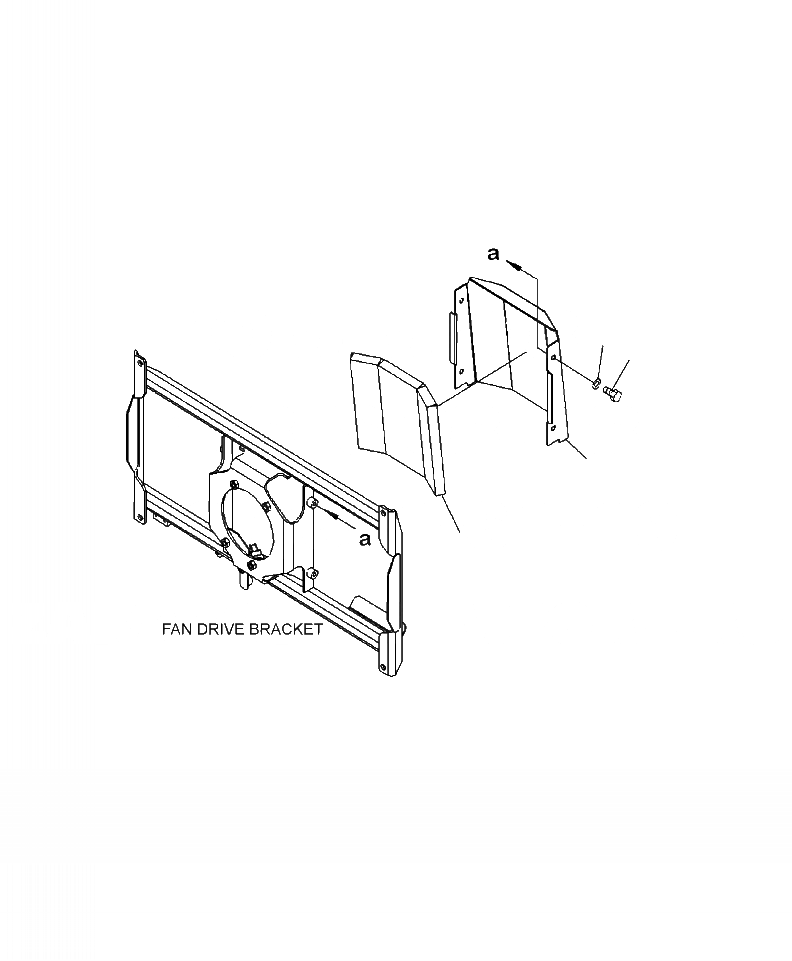Схема запчастей Komatsu WA380-6 - H-A ГИДРОЛИНИЯ ПРИВОД ВЕНТИЛЯТОРА COVER ГИДРАВЛИКА
