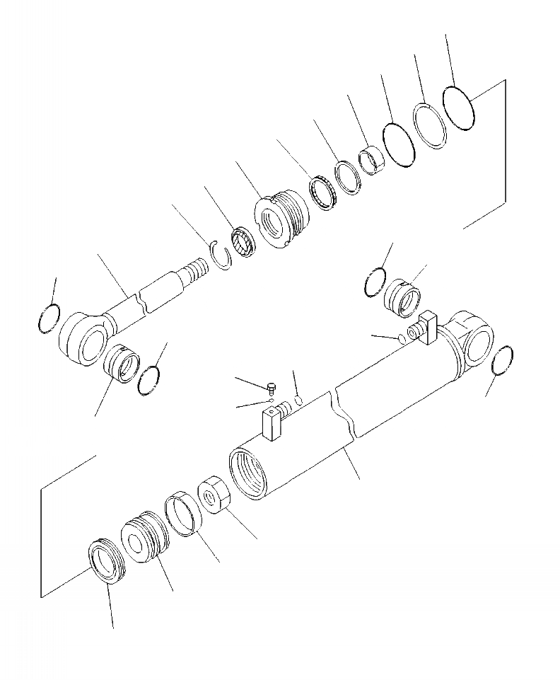 Схема запчастей Komatsu WA380-6 - J-A ЦИЛИНДР РУЛЕВ. УПР-Я ОСНОВНАЯ РАМА И ЕЕ ЧАСТИ