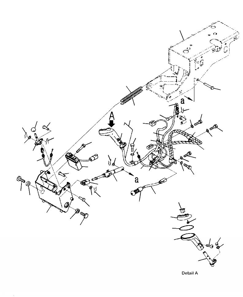 Схема запчастей Komatsu WA380-6 - K-A OPERATORS СИДЕНЬЕ КОНСОЛЬ - ДЖОЙСТИК РУЛЕВ. УПРАВЛЕНИЕ (/) OPERATORXD S ОБСТАНОВКА И СИСТЕМА УПРАВЛЕНИЯ