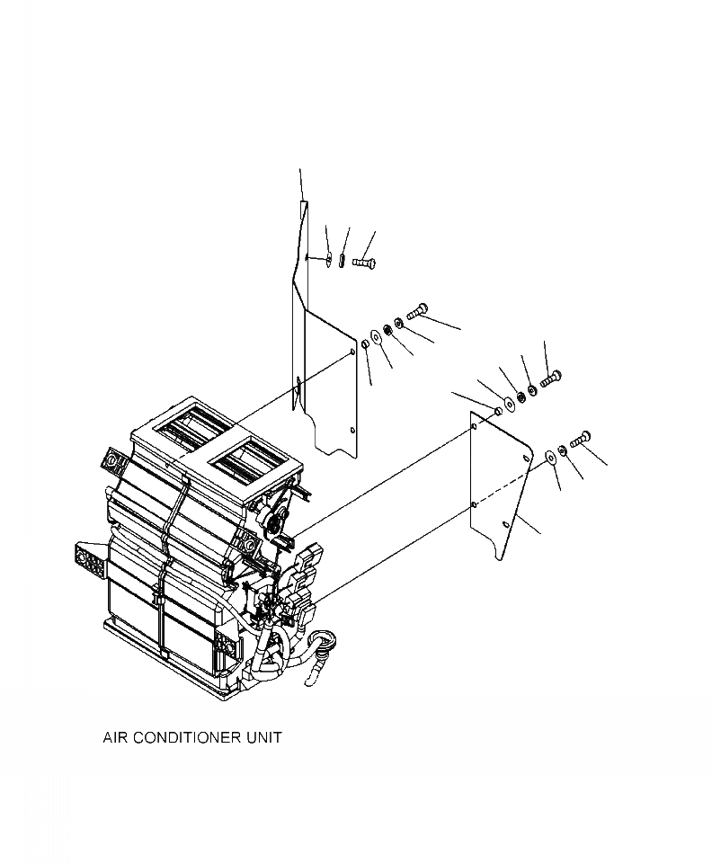 Схема запчастей Komatsu WA380-6 - K-A КАБИНА ROPS КОНДИЦ. ВОЗДУХА COVER OPERATORXD S ОБСТАНОВКА И СИСТЕМА УПРАВЛЕНИЯ