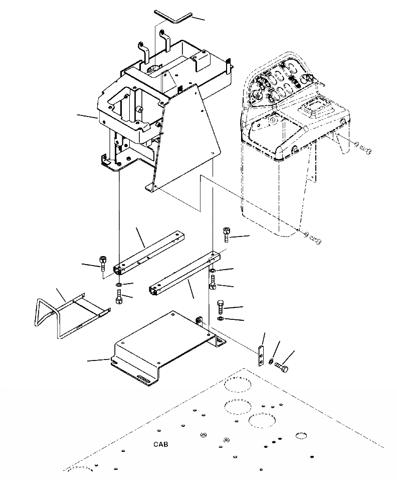 Схема запчастей Komatsu WA380-6 - K-A УПРАВЛЕНИЕ ПОГРУЗКОЙ SLIDE (MONO РЫЧАГ) OPERATORXD S ОБСТАНОВКА И СИСТЕМА УПРАВЛЕНИЯ