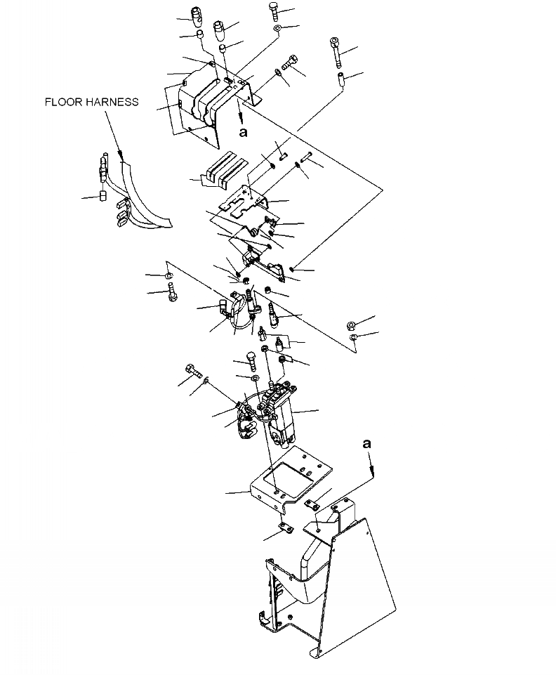 Схема запчастей Komatsu WA380-6 - K-A УПРАВЛЕНИЕ ПОГРУЗКОЙ РЫЧАГ (2-Х СЕКЦИОНН. КЛАПАН) OPERATORXD S ОБСТАНОВКА И СИСТЕМА УПРАВЛЕНИЯ