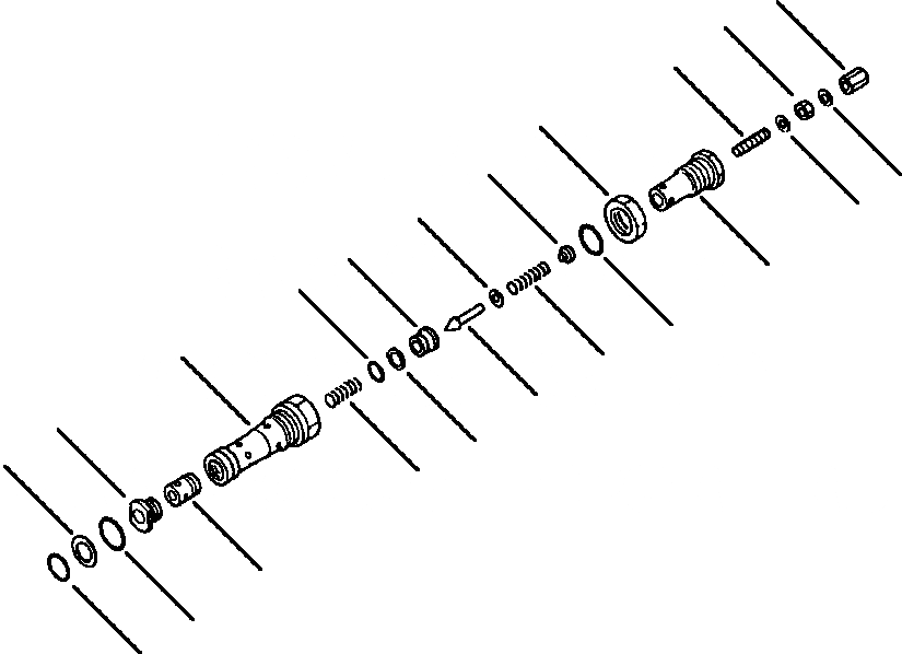 Схема запчастей Komatsu WA380-1LC - FIG NO. ОСНОВН. РАЗГРУЗ. КЛАПАН УПРАВЛ-Е РАБОЧИМ ОБОРУДОВАНИЕМ