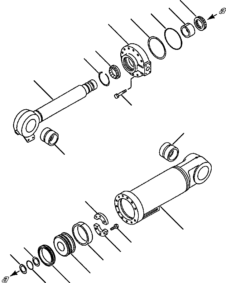 Схема запчастей Komatsu WA380-1LC - FIG NO. ЦИЛИНДР КОВША HI-LIFT СТРЕЛА УПРАВЛ-Е РАБОЧИМ ОБОРУДОВАНИЕМ