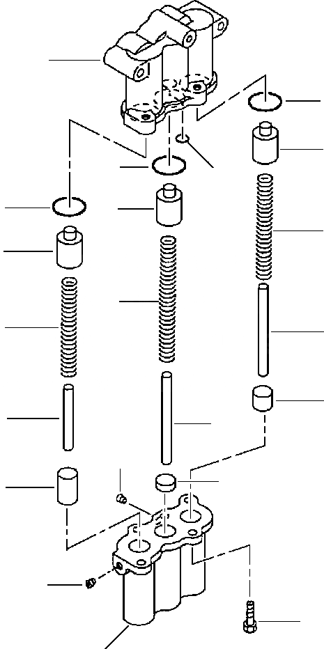 Схема запчастей Komatsu WA380-3L - КЛАПАН АККУМУЛЯТОРА ТРАНСМИССИИ -