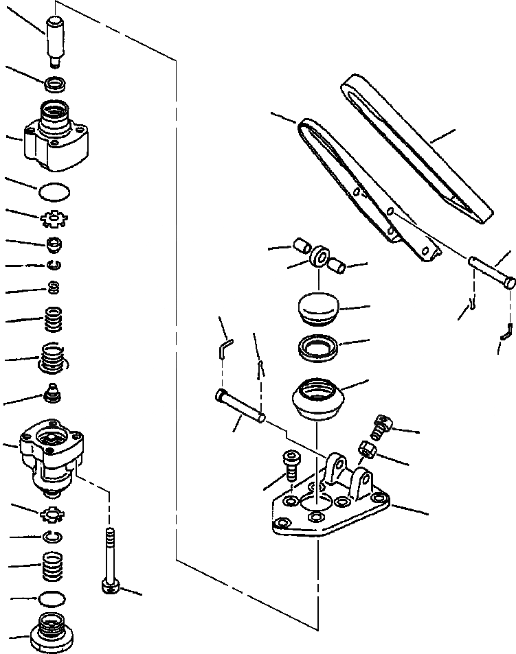 Схема запчастей Komatsu WA380-3L - ТОРМОЗНОЙ КЛАПАН ASSEMBLY ОДИНОЧН. ТИП -