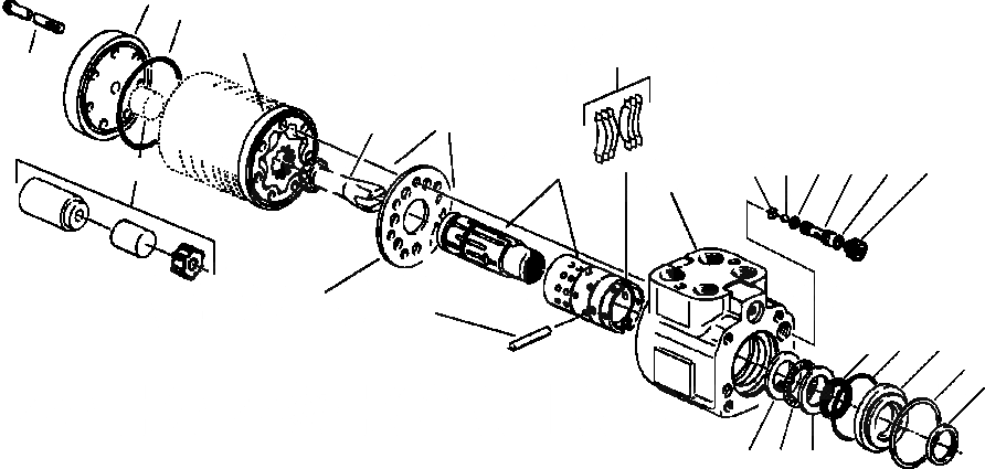 Схема запчастей Komatsu WA380-3L - КЛАПАН РУЛЕВОГО УПРАВЛЕНИЯ - EATON -
