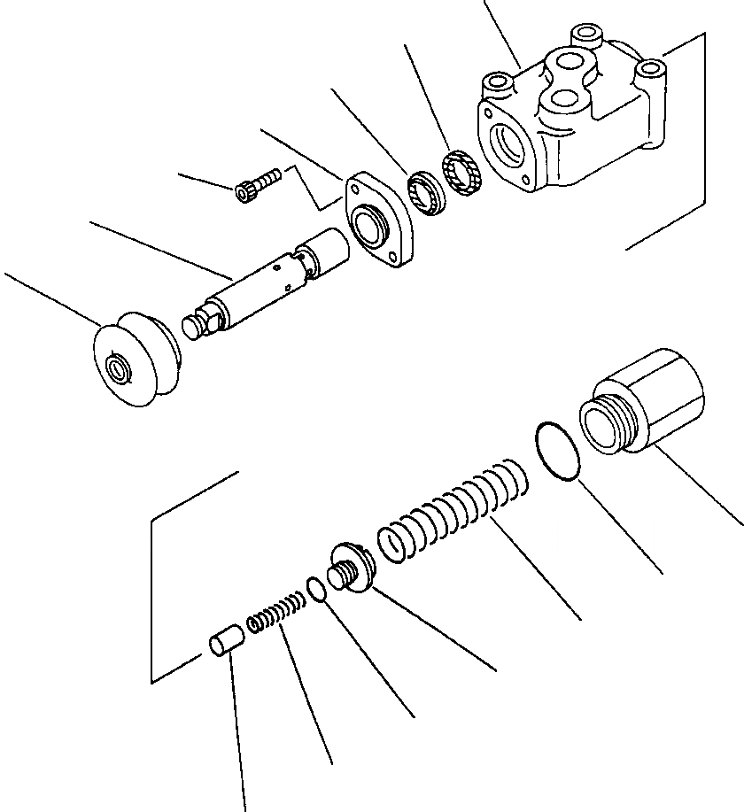 Схема запчастей Komatsu WA380-3L - КЛАПАН ОСТАНОВКИ -
