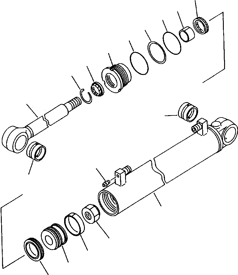 Схема запчастей Komatsu WA380-3L - ЦИЛИНДР ASSEMBLY РУЛЕВ. УПРАВЛЕНИЕ -