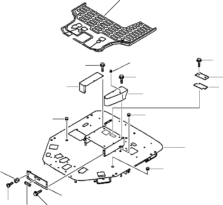 Схема запчастей Komatsu WA380-3L - ОСНОВН. КОНСТРУКЦИЯ -