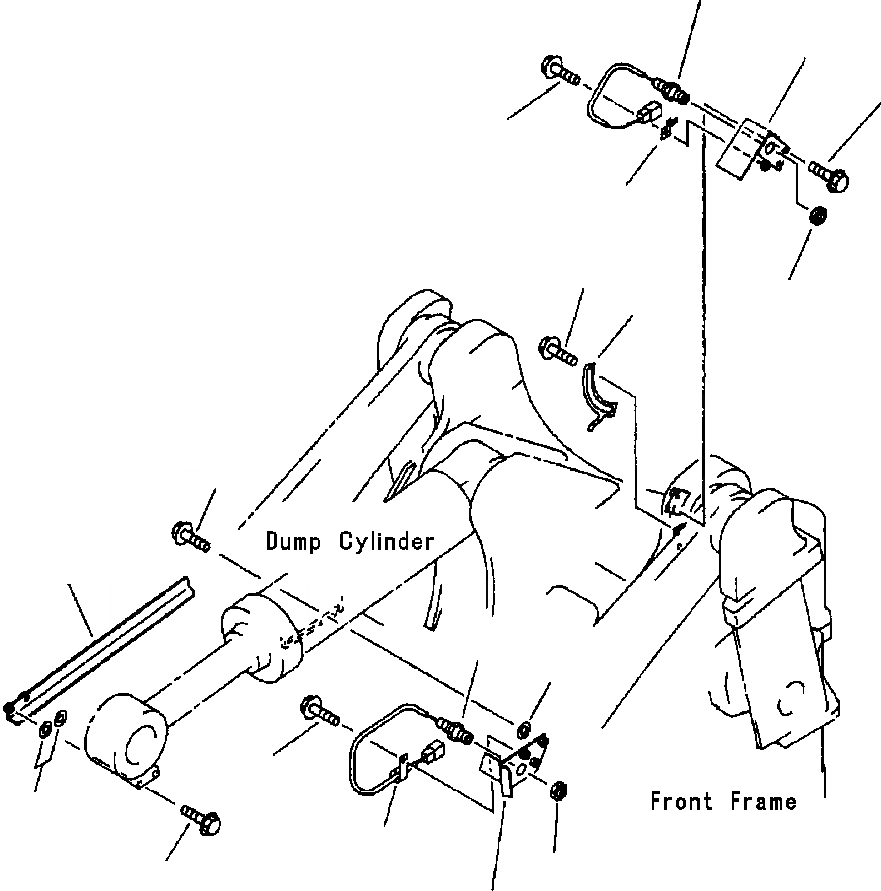 Схема запчастей Komatsu WA380-3L - КОНЦЕВ. ВЫКЛЮЧ-ЛЬ ПОДЪЕМА СТРЕЛЫ И КОВШ ПОЗИЦИОНЕР -