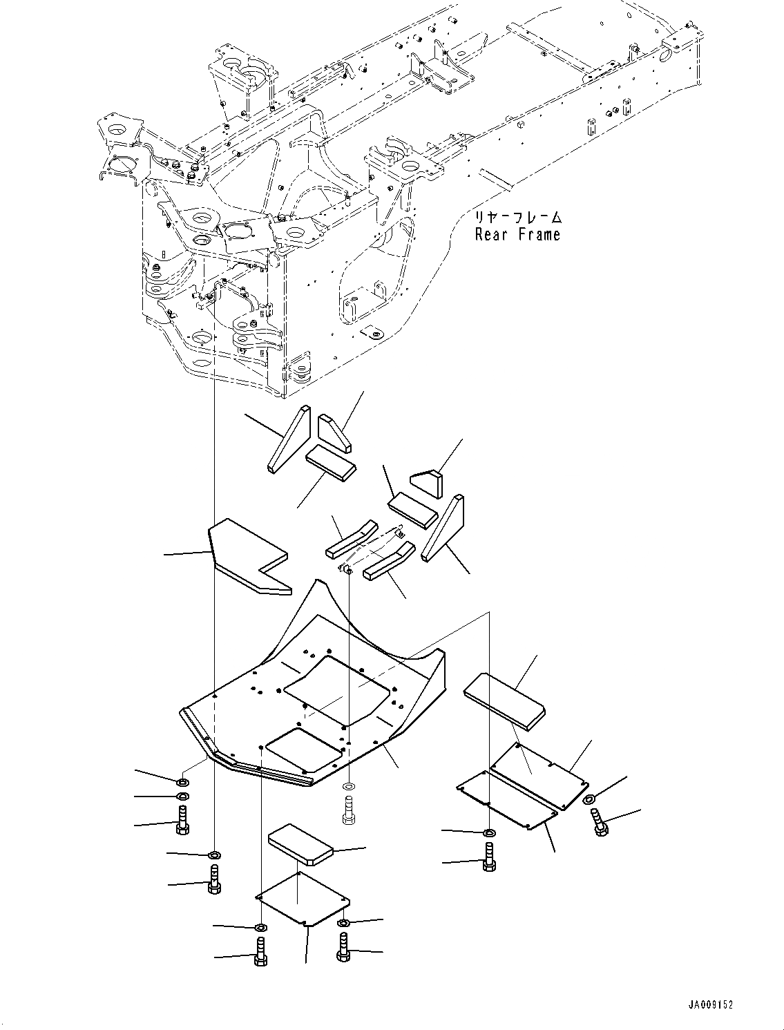 Схема запчастей Komatsu WA380-7 - СОЧЛ. СОЕД. БЛОКИР. BAR И РАМА COVER, С 2-Х СЕКЦИОНН. УПРАВЛЯЮЩ. КЛАПАН, СИЛОВАЯ ПЕРЕДАЧА ЧАСТИ КОРПУСА, С БЫСТРОСЪЕМН. МЕХ-М, ЧАСТИ КОРПУСА СОЧЛ. СОЕД. БЛОКИР. BAR И РАМА COVER, С 2-Х СЕКЦИОНН. УПРАВЛЯЮЩ. КЛАПАН, СИЛОВАЯ