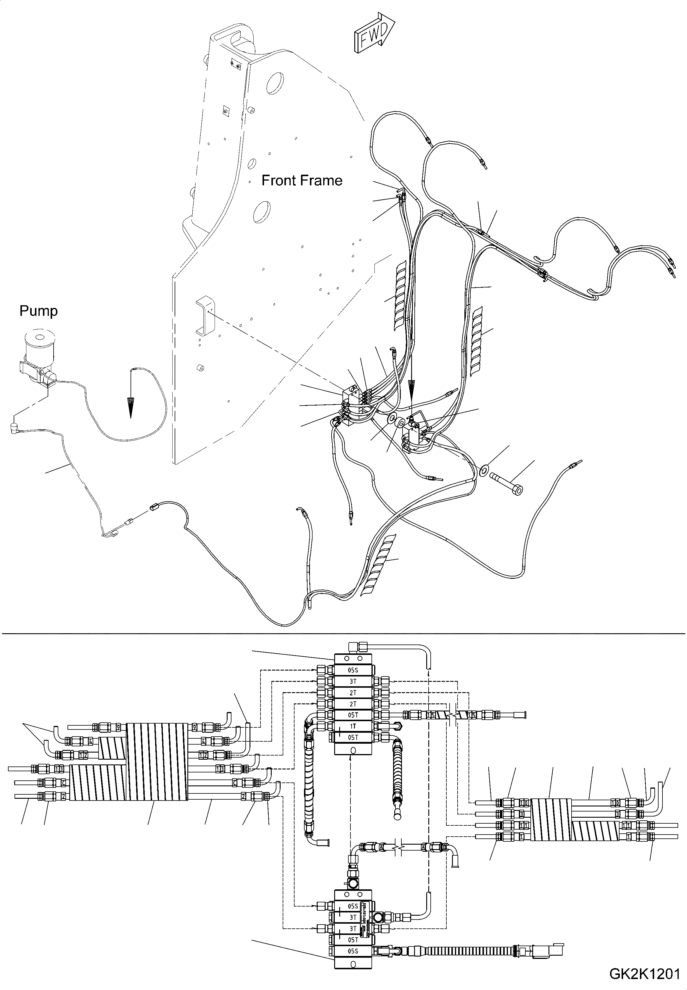 Схема запчастей Komatsu WA380-7 - CENTRAL СМАЗКА СИСТЕМА, ДЛЯ ВЫСОК. ПОДЪЕМА СТРЕЛА, ПЕРЕДН. РАМА ФИДЕР, ВНУТР. ЧАСТИ, (/) CENTRAL СМАЗКА СИСТЕМА, ДЛЯ ВЫСОК. ПОДЪЕМА СТРЕЛА