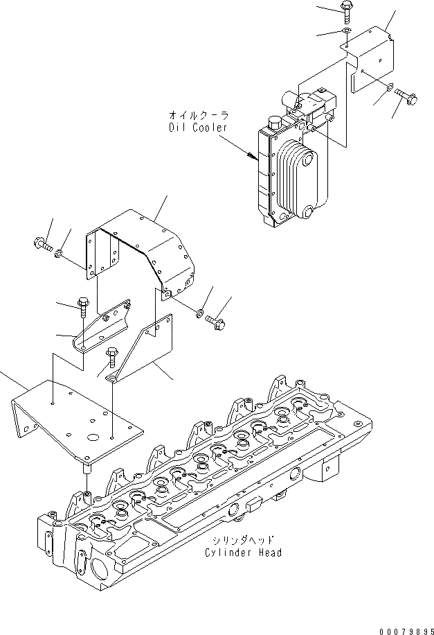 Схема запчастей Komatsu WA400-5L - ТЕРМОЗАЩИТА КОМПОНЕНТЫ ДВИГАТЕЛЯ