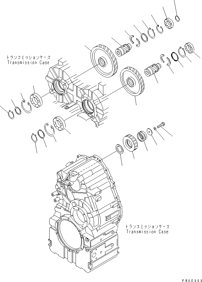 Схема запчастей Komatsu WA400-5L - ТРАНСМИССИЯ (МЕХ-М ОТБОРА МОЩН-ТИ) СИЛОВАЯ ПЕРЕДАЧА И КОНЕЧНАЯ ПЕРЕДАЧА