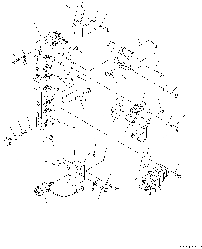 Схема запчастей Komatsu WA400-5L - ТРАНСМИССИЯ (ОСНОВН. КЛАПАН) СИЛОВАЯ ПЕРЕДАЧА И КОНЕЧНАЯ ПЕРЕДАЧА