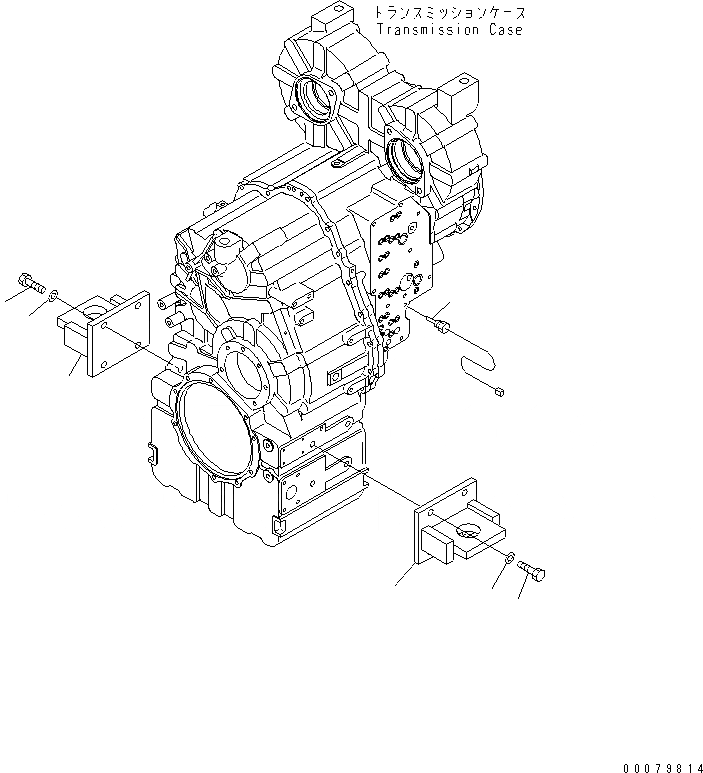 Схема запчастей Komatsu WA400-5L - ТРАНСМИССИЯ (КРЕПЛЕНИЕ) СИЛОВАЯ ПЕРЕДАЧА И КОНЕЧНАЯ ПЕРЕДАЧА