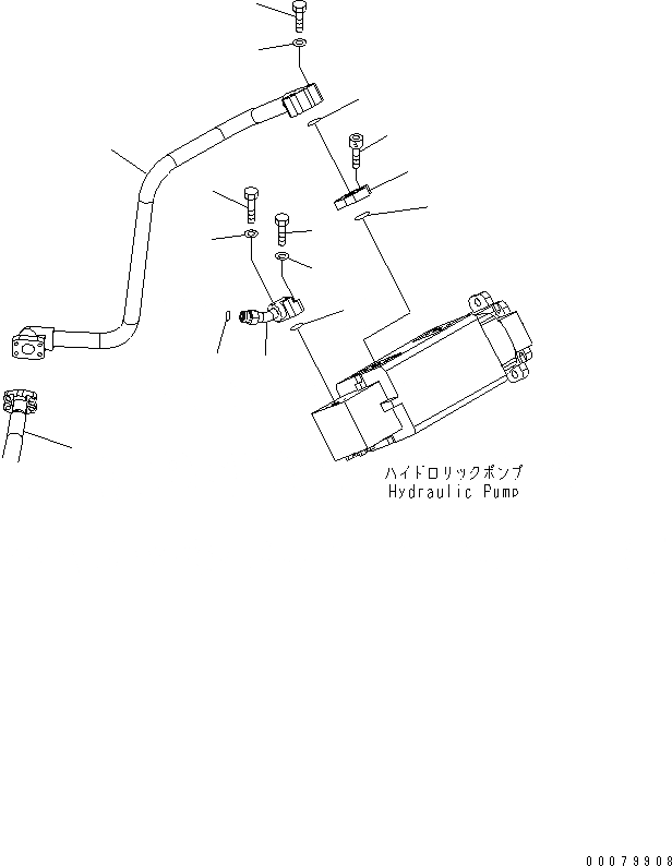 Схема запчастей Komatsu WA400-5L - ГИДРОЛИНИЯ (РАБОЧЕЕ ОБОРУДОВАНИЕ/P.P.C. ЛИНИЯ ПОДАЧИS) ГИДРАВЛИКА