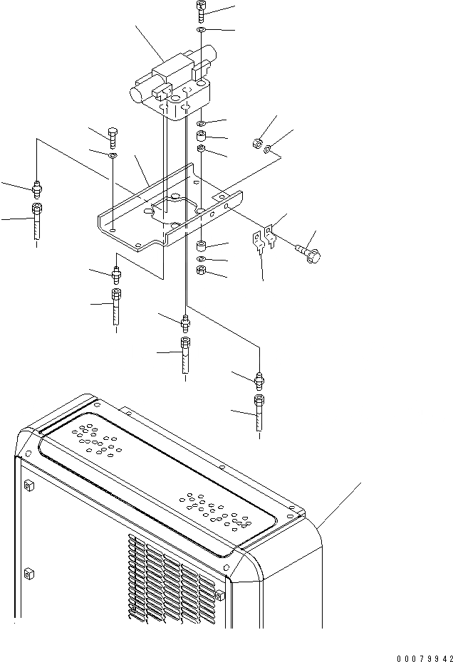 Схема запчастей Komatsu WA400-5L - ПРИВОД ВЕНТИЛЯТОРА ТРУБЫ (WASTE РУКОЯТЬR АВТОМАТИЧ. РЕВЕРС ВЕНТИЛЯТОР) ГИДРАВЛИКА