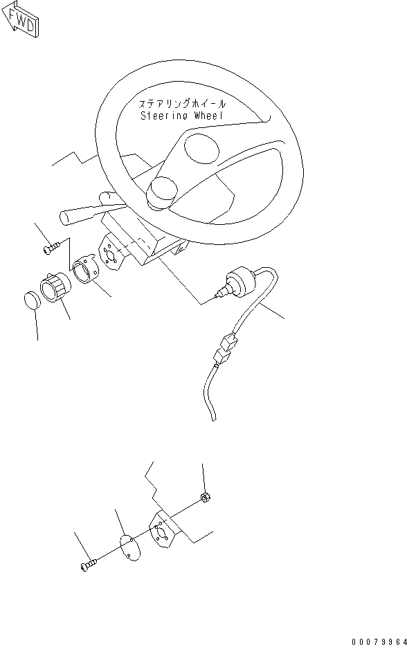 Схема запчастей Komatsu WA400-5L - ОСНОВН. КОНСТРУКЦИЯ (WINDЗАЩИТН. ВКЛЮЧЕНИЕ ДВОРНИКОВ) КАБИНА ОПЕРАТОРА И СИСТЕМА УПРАВЛЕНИЯ