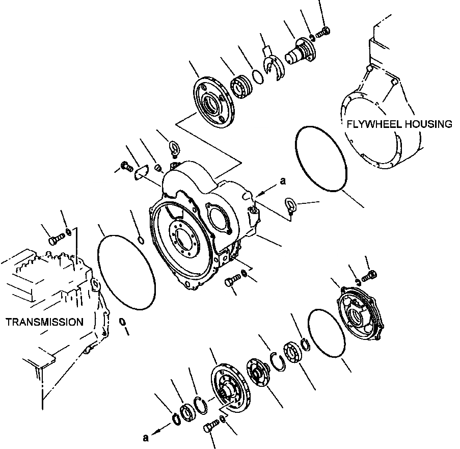 Схема запчастей Komatsu WA420-1LC - FIG NO. КОРПУС ГИДРОТРАНСФОРМАТОРА ГИДРОТРАНСФОРМАТОР И ТРАНСМИССИЯ