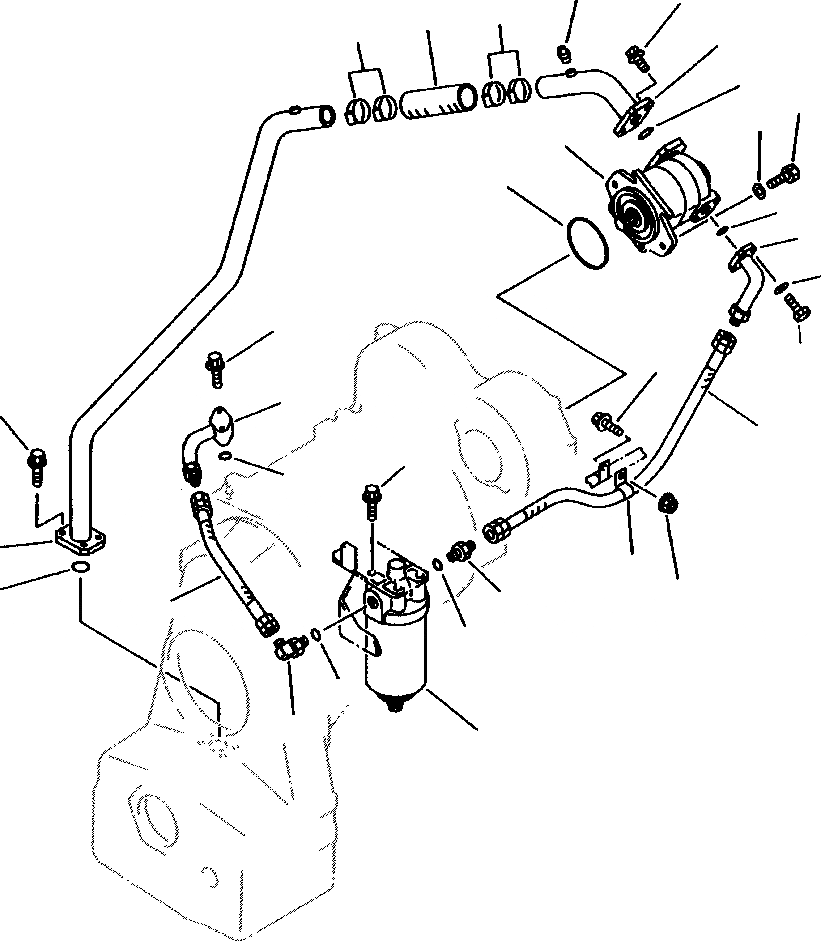 Схема запчастей Komatsu WA420-1LC - FIG NO. 7 ТРАНСМИССИЯ И ГИДРОТРАНСФОРМАТОР ТРУБЫ ГИДРОТРАНСФОРМАТОР И ТРАНСМИССИЯ