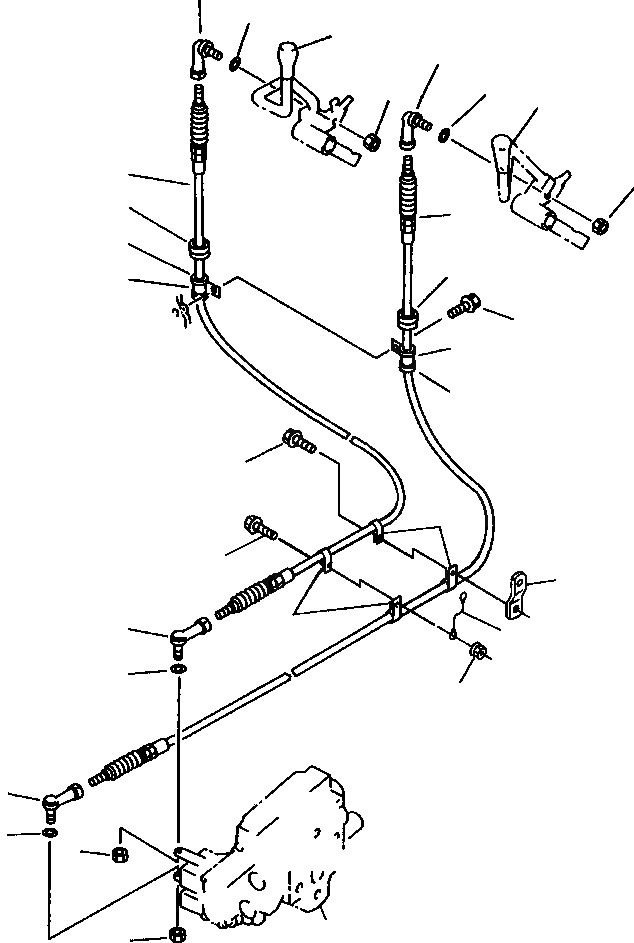 Схема запчастей Komatsu WA420-1LC - FIG NO. ОБОРУД-Е МЕХАНИЗМ РЫЧАГА. MACHINES С TWO-СЕКЦ. УПРАВЛЯЮЩ. КЛАПАН УПРАВЛ-Е РАБОЧИМ ОБОРУДОВАНИЕМ