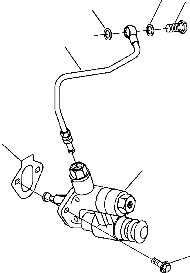 Схема запчастей Komatsu WA420-1LC - НАСОС ПОДКАЧКИ ТОПЛИВА ТОПЛИВН. СИСТЕМА