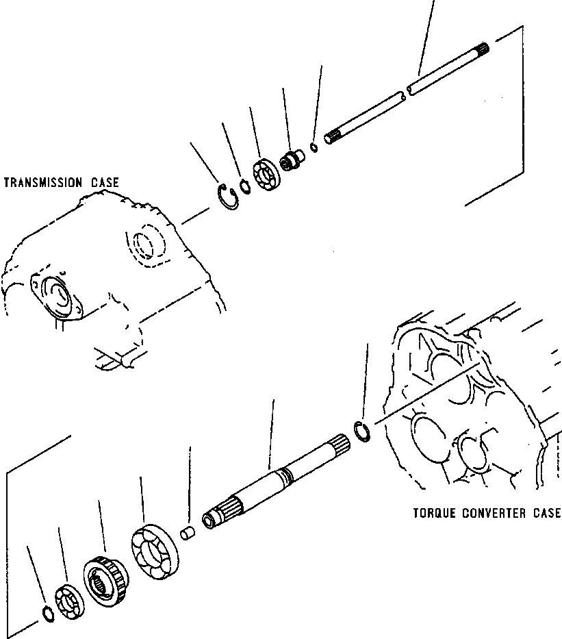 Схема запчастей Komatsu WA420-3L - FIG. F-7A ТРАНСМИССИЯ - ВХОДН. ВАЛ СИЛОВАЯ ПЕРЕДАЧА И КОНЕЧНАЯ ПЕРЕДАЧА