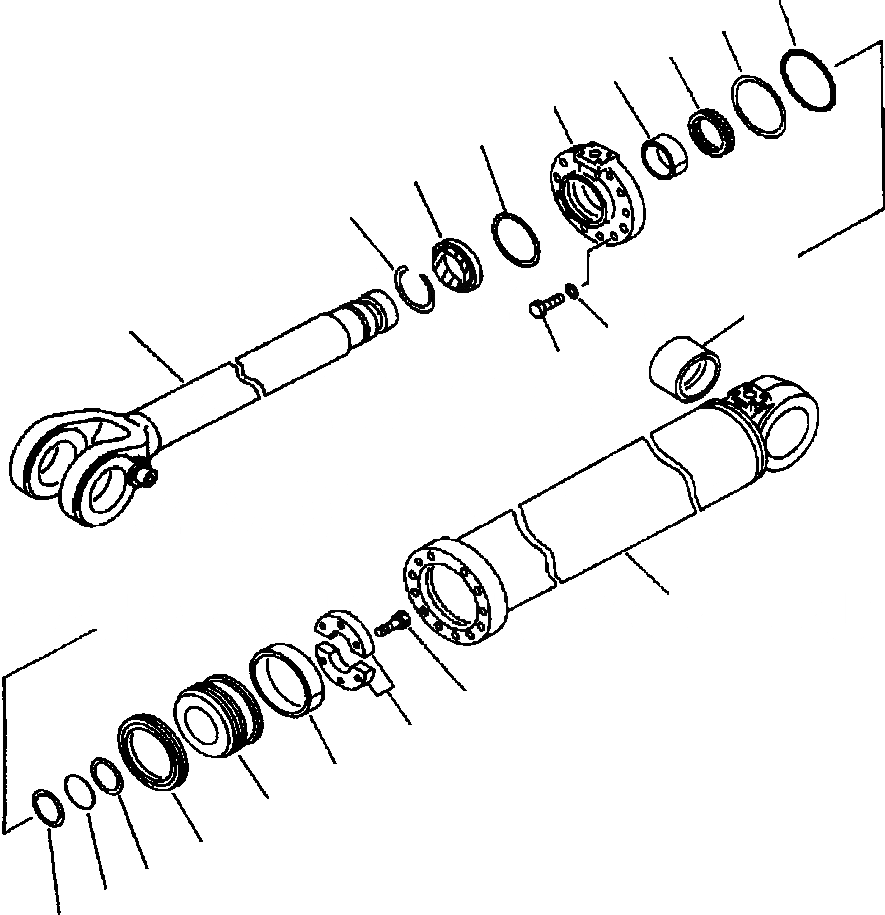 Схема запчастей Komatsu WA420-3L - FIG. H-A ЦИЛИНДР ASSEMBLY - РУКОЯТЬ - CURRENT ВЕРСИЯ ГИДРАВЛИКА
