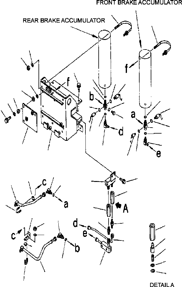 Схема запчастей Komatsu WA420-3L - FIG. K7-A ТОРМОЗ. МАСЛОПРОВОДЯЩАЯ ЛИНИЯ - КЛАПАН АККУМУЛЯТОРА - АККУМУЛЯТОР КАБИНА ОПЕРАТОРА И СИСТЕМА УПРАВЛЕНИЯ
