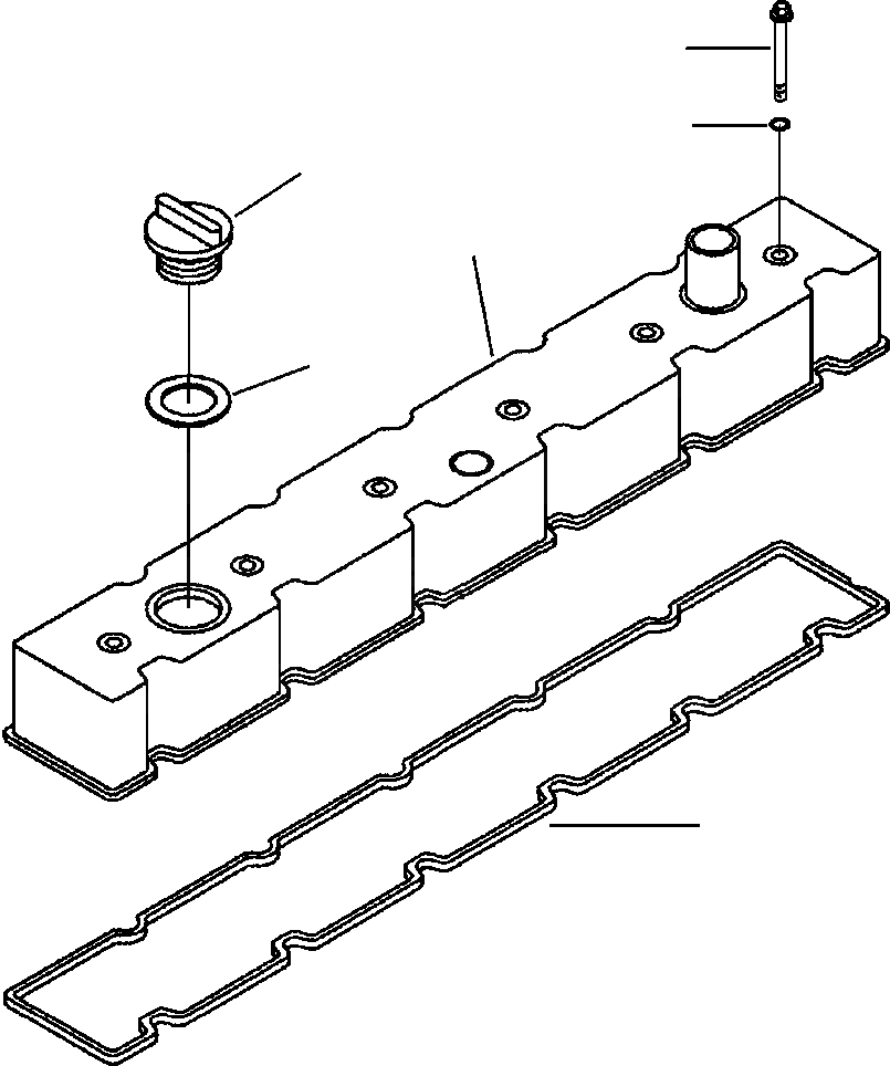 Схема запчастей Komatsu WA420-3MC - FIG. A-AA КЛАПАН КРЫШКА- ROUND САПУН ДВИГАТЕЛЬ