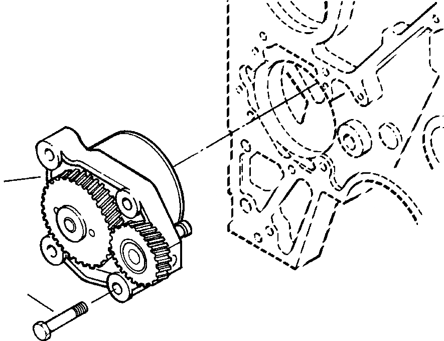 Схема запчастей Komatsu WA420-3MC - FIG. A-AA СМАЗЫВ. НАСОС ДВИГАТЕЛЬ