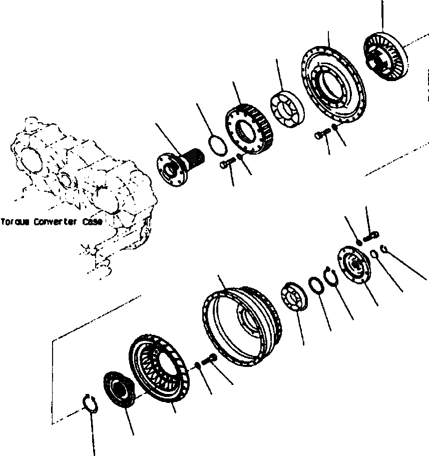 Схема запчастей Komatsu WA420-3MC - FIG. F-9A ГИДРОТРАНСФОРМАТОР СИЛОВАЯ ПЕРЕДАЧА И КОНЕЧНАЯ ПЕРЕДАЧА
