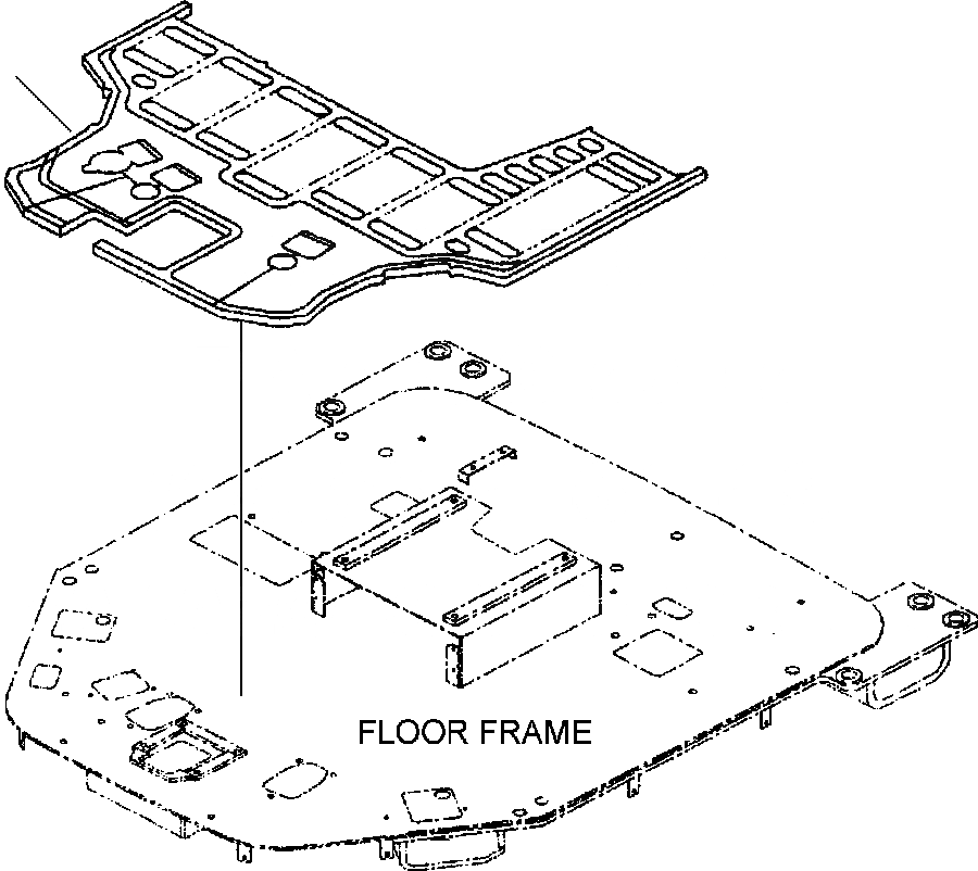 Схема запчастей Komatsu WA420-3MC - FIG. K-A ПОЛ МАТЕРИАЛ КАБИНА ОПЕРАТОРА И СИСТЕМА УПРАВЛЕНИЯ