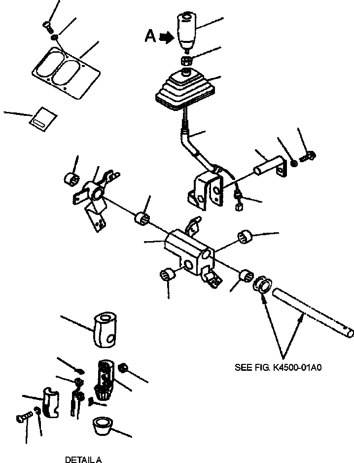 Схема запчастей Komatsu WA420-3MC - FIG. K-A УПРАВЛЕНИЕ ПОГРУЗКОЙ - MONO-РЫЧАГ РЫЧАГ УПРАВЛ-Я, 2-Х СЕКЦИОНН. КЛАПАН КАБИНА ОПЕРАТОРА И СИСТЕМА УПРАВЛЕНИЯ