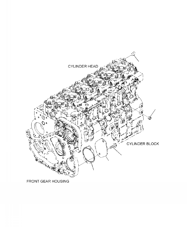 Схема запчастей Komatsu WA430-6 - A9-AA ПЕРЕДН. ЗУБЧАТ. ПЕРЕДАЧА АКСЕССУАРЫ COVER ДВИГАТЕЛЬ