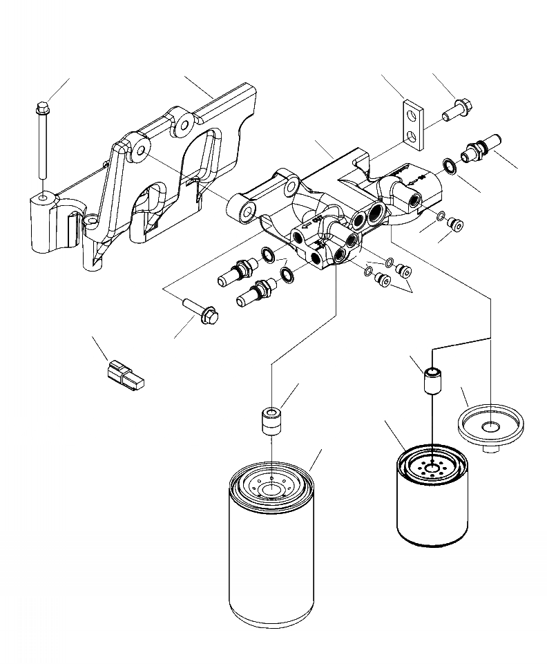 Схема запчастей Komatsu WA430-6 - A9-AA ТОПЛИВН. ФИЛЬТР. ДВИГАТЕЛЬ