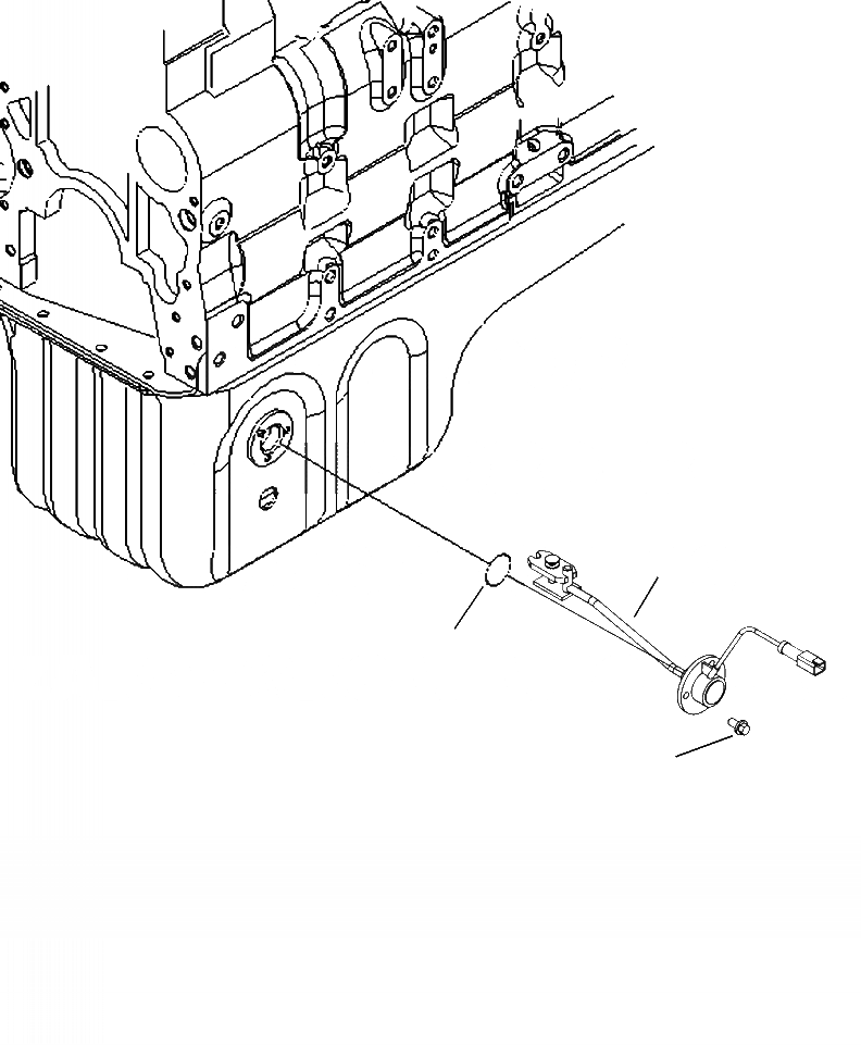 Схема запчастей Komatsu WA430-6 - A8-AA ДАТЧИК УР-НЯ МАСЛА ДВИГАТЕЛЬ