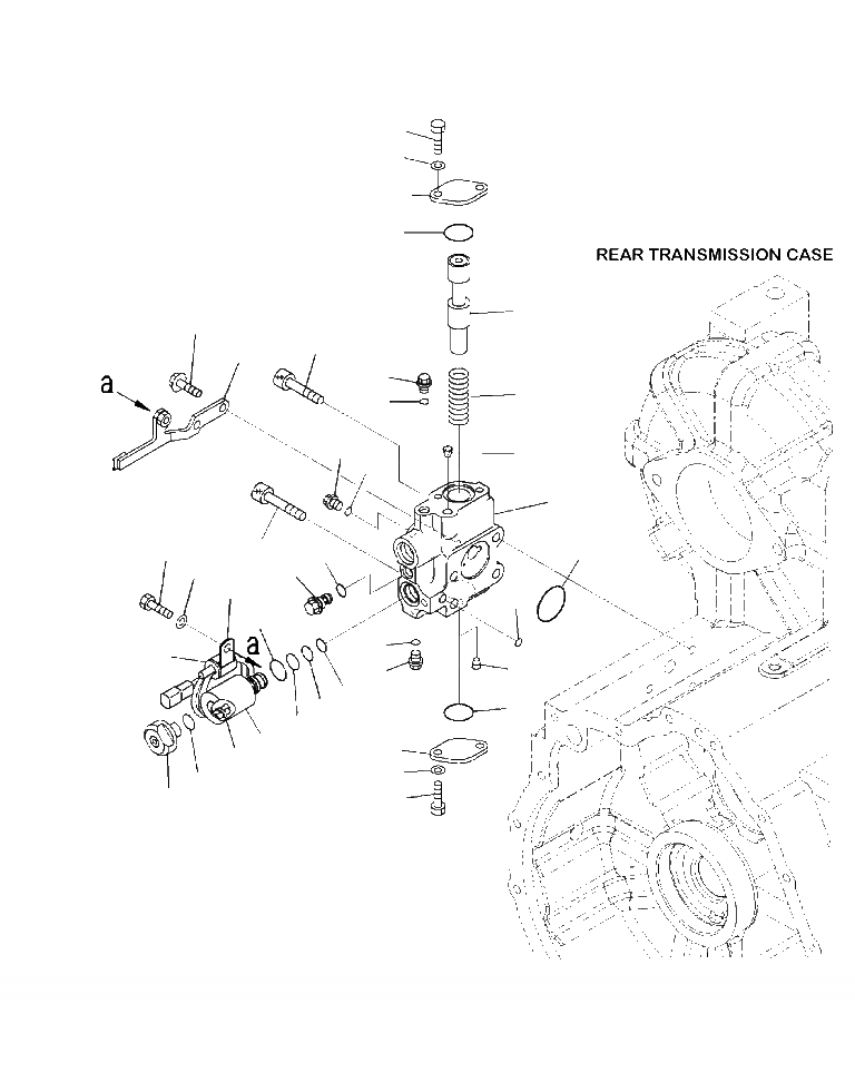 Схема запчастей Komatsu WA430-6 - F-7A ТРАНСМИССИЯ ОСНОВН. КЛАПАН - БЛОКИР.UP (/) СИЛОВАЯ ПЕРЕДАЧА И КОНЕЧНАЯ ПЕРЕДАЧА