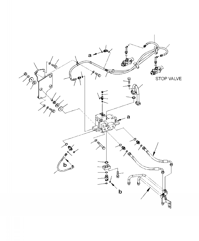 Схема запчастей Komatsu WA430-6 - H-A РУЛЕВ. УПРАВЛЕНИЕ ЗАПРАШИВАЮЩ. КЛАПАН ГИДРАВЛИКА РУЛ. УПРАВЛЕНИЯ - ORBITROL РУЛЕВ. УПРАВЛЕНИЕ ГИДРАВЛИКА