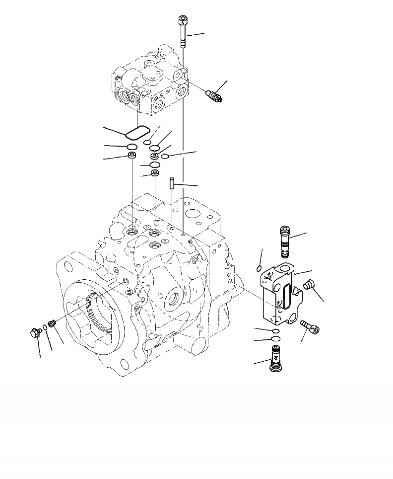 Схема запчастей Komatsu WA430-6 - H-A ГИДР. НАСОС. ПОГРУЗ. НАСОС (/) ГИДРАВЛИКА