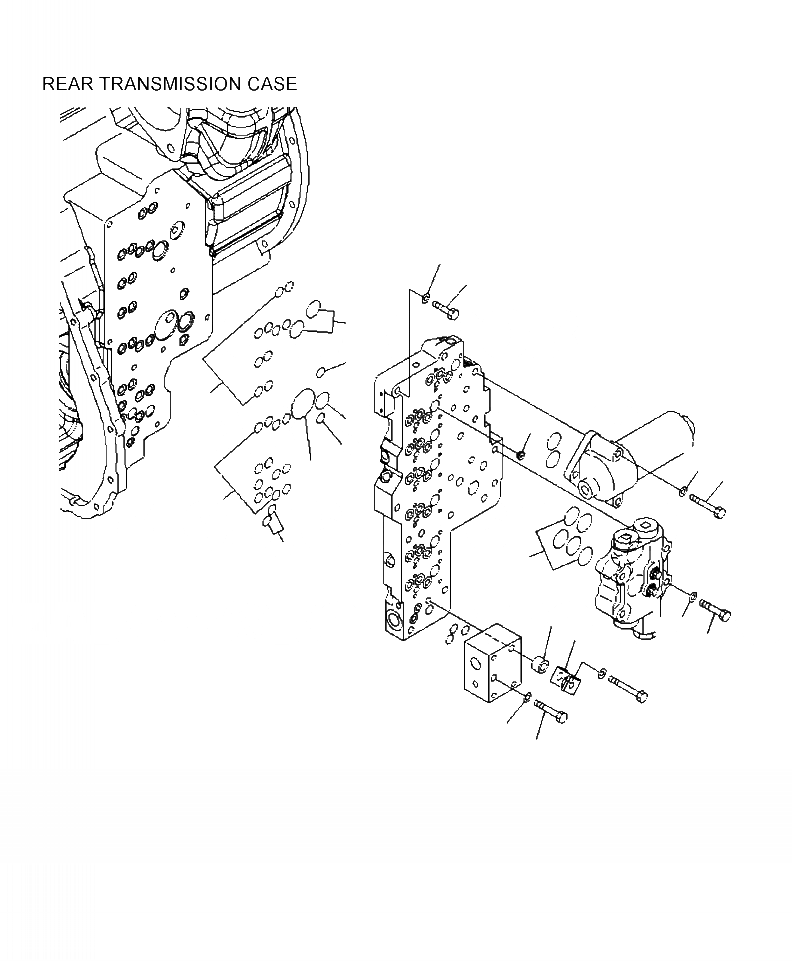 Схема запчастей Komatsu WA430-6 - F-A ТРАНСМИССИЯ ОСНОВН. РАЗГРУЗ. КЛАПАН КРЕПЛЕНИЕ - БЛОКИР.UP СИЛОВАЯ ПЕРЕДАЧА И КОНЕЧНАЯ ПЕРЕДАЧА