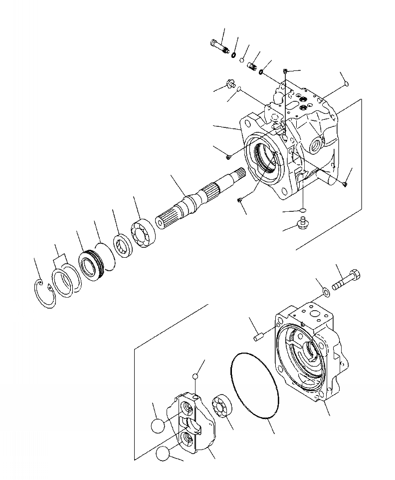Схема запчастей Komatsu WA430-6 - H-9AB ГИДР. НАСОС. РУЛЕВ. УПРАВЛЕНИЕ (/) (заводской номер A-A ) ГИДРАВЛИКА