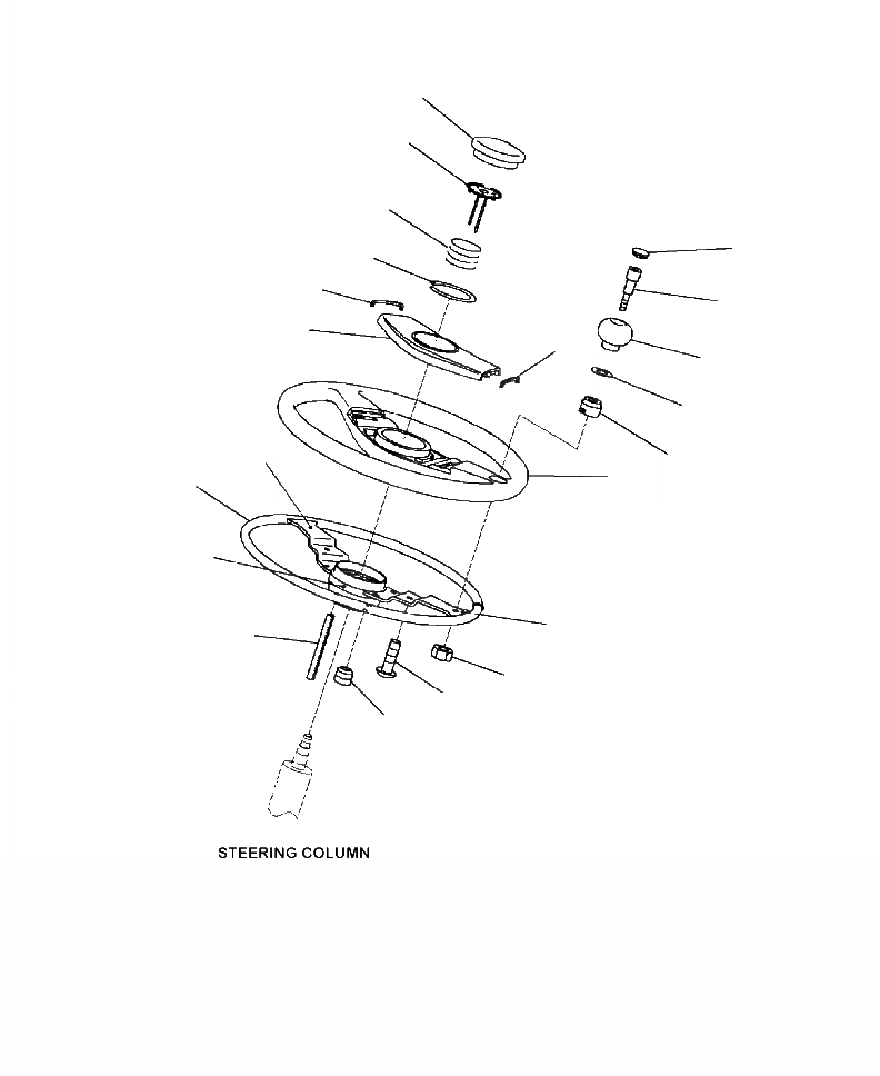 Схема запчастей Komatsu WA430-6 - K-A РУЛЕВОЕ КОЛЕСО (заводской номер A9- UP) OPERATORXD S ОБСТАНОВКА И СИСТЕМА УПРАВЛЕНИЯ