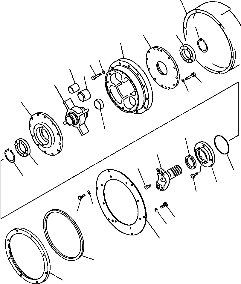 Схема запчастей Komatsu WA450-2 - FIG NO. ДЕМПФЕР ГИДРОТРАНСФОРМАТОР И ТРАНСМИССИЯ