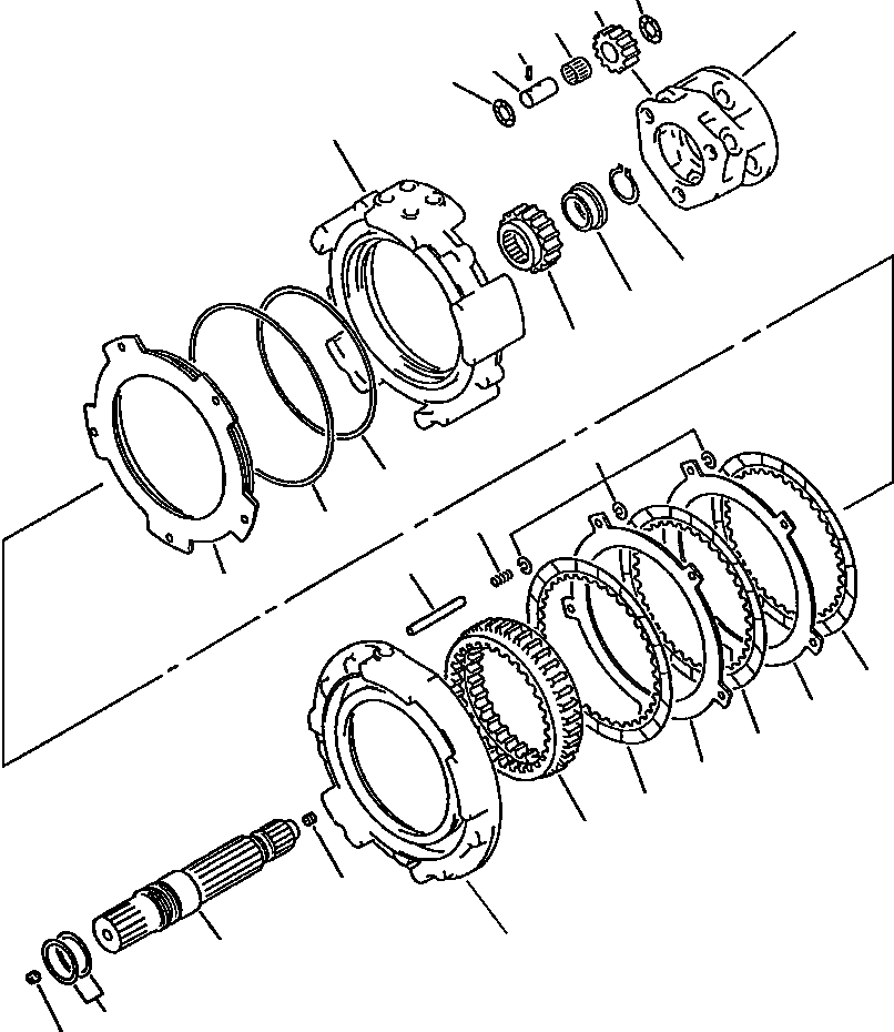 Схема запчастей Komatsu WA450-2 - FIG NO. ТРАНСМИССИЯ THIRD ПРИВОД МУФТА ГИДРОТРАНСФОРМАТОР И ТРАНСМИССИЯ