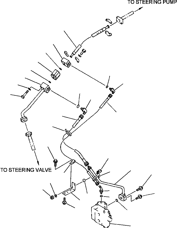 Схема запчастей Komatsu WA450-2 - FIG NO. 87 GROUND ПРИВОДN ГИДРАВЛИКА РУЛ. УПРАВЛЕНИЯ КЛАПАН РУЛЕВОГО УПРАВЛЕНИЯ - DIVIDER КЛАПАН РУЛЕВ. УПРАВЛЕНИЕ СИСТЕМА УПРАВЛЕНИЯ