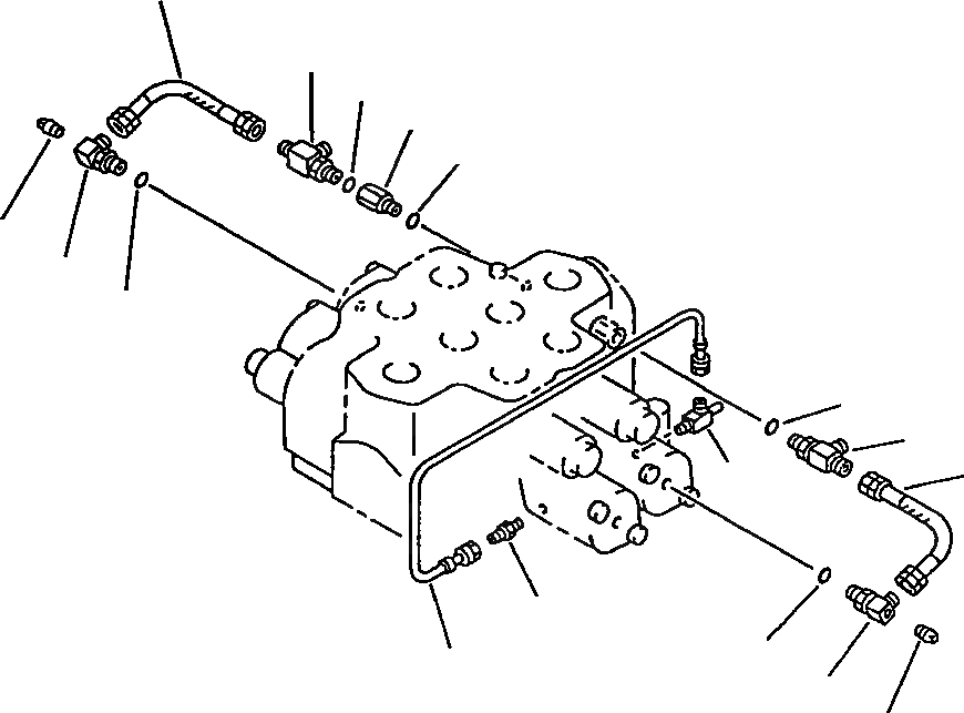 Схема запчастей Komatsu WA450-2 - FIG NO. ОБОРУД-Е УПРАВЛЯЮЩ. КЛАПАН EXTERNAL СОЕДИН-ЕS УПРАВЛ-Е РАБОЧИМ ОБОРУДОВАНИЕМ