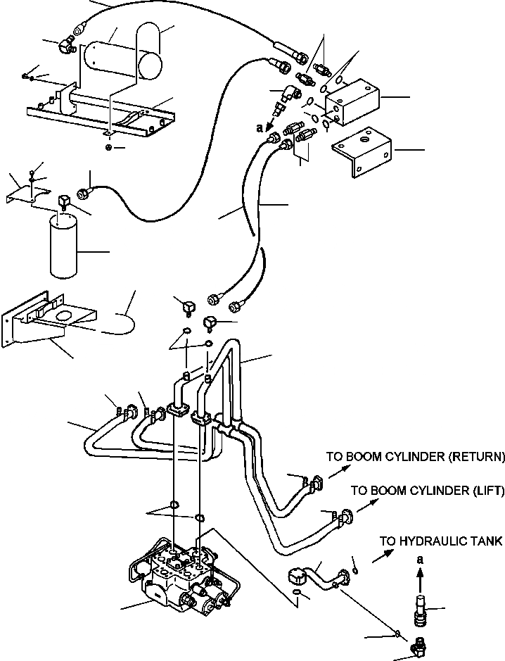 Схема запчастей Komatsu WA450-2 - FIG NO. ГИДРОЛИНИЯ УПРАВЛЯЮЩ. КЛАПАН - E.C.S.S. КЛАПАН - АККУМУЛЯТОРS УПРАВЛ-Е РАБОЧИМ ОБОРУДОВАНИЕМ